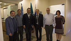 Mr. Murod M. Gulyamov, Second secretary at the Embassy of Uzbekistan in Israel, visited HIT.