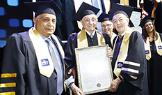 Lifetime Achievement Award and Honorary Degrees at 2019 Graduation Ceremony