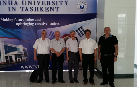 Visiting the South Korean Inha University Branch in Tashkent