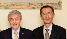 The spokesman  for Uzbekistan's Foreign Ministry in a first formal visit to HIT