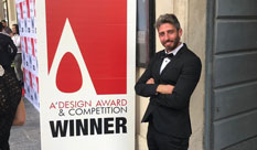 Idan Herbet from the Faculty of Design won a prestigious prize in Italy