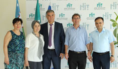 A delegation of academia leaders from Uzbekistan visited HIT