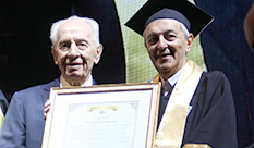 Lifetime achievements award to Mr. Shimon Peres