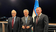 Prof. Eduard Yakubov was awarded an honorary medal on behalf of Uzbekistan's President