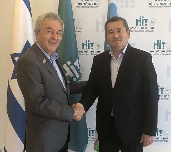 ביקור שגריר אוזבקיסטאן בישראל ב HIT