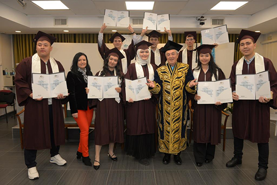 HIT awards B.Sc. degree to first graduating class from Uzbekistan