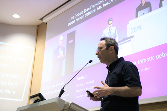 Dr. Roy Bar-Haim, from IBM's research laboratory in Haifa
