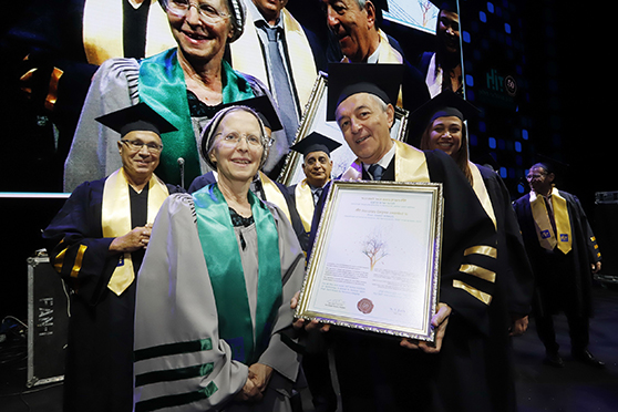 Prof. Sarit Kraus receiving an Honorary Degree