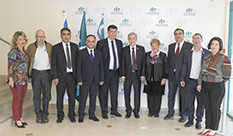 Prof. Eduard Yakubov hosted a delegation of senior higher education officials from Uzbekistan in HIT