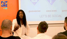 Ms. Aisha Bowe lectured at FUTURE HIT Center
