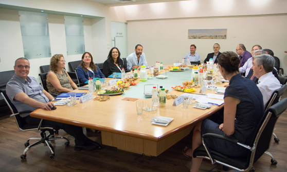A roundtable discussion of possible collaborations between the Azrieli Foundation and HIT in a variety of fields (Academia, research, business, and community involvement).