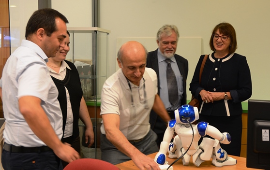 ביקור במעבדת הרובוטיקה ברשות ד"ר דמטוב