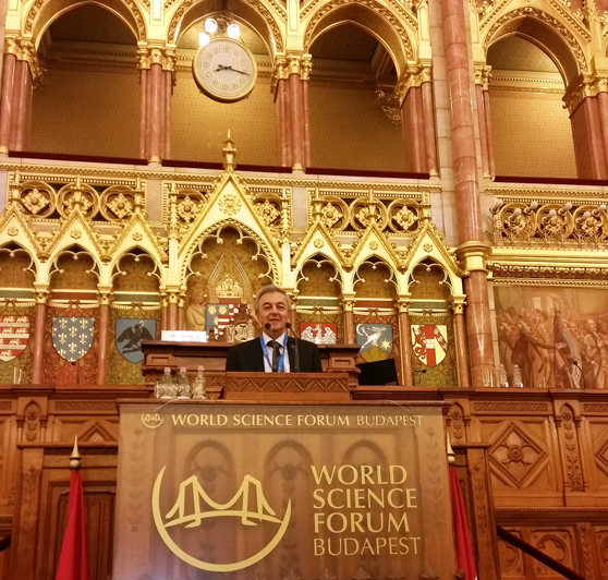 President of the Institute, Prof. Yakubov at the World Science Forum 