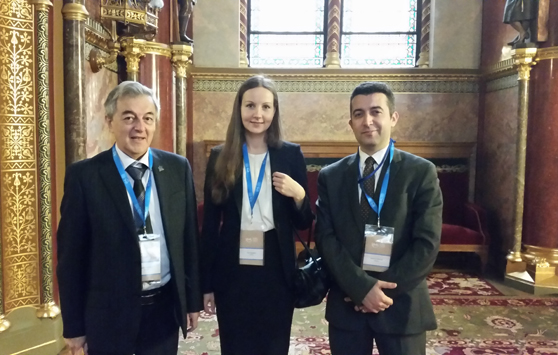 Prof. Yakubov and representatives from Latvia and Egypt
