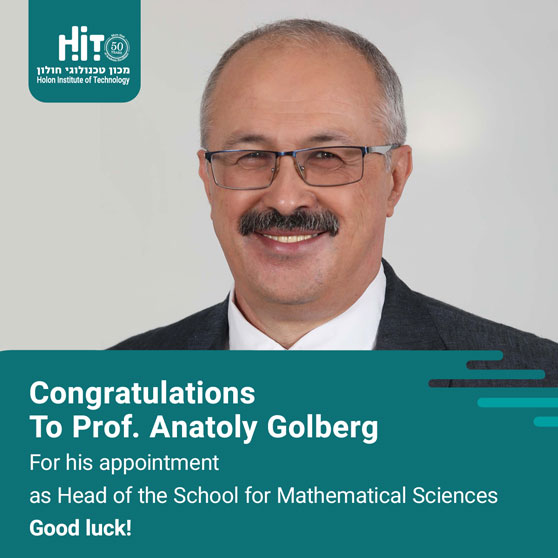 Congratulations to prof. Anatoly Golberg for his appoinment ad Head of the School for Mathematical Sciences. Good luck!
