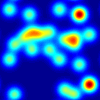Simulations of fast photodeposition of colloid particles on a surface