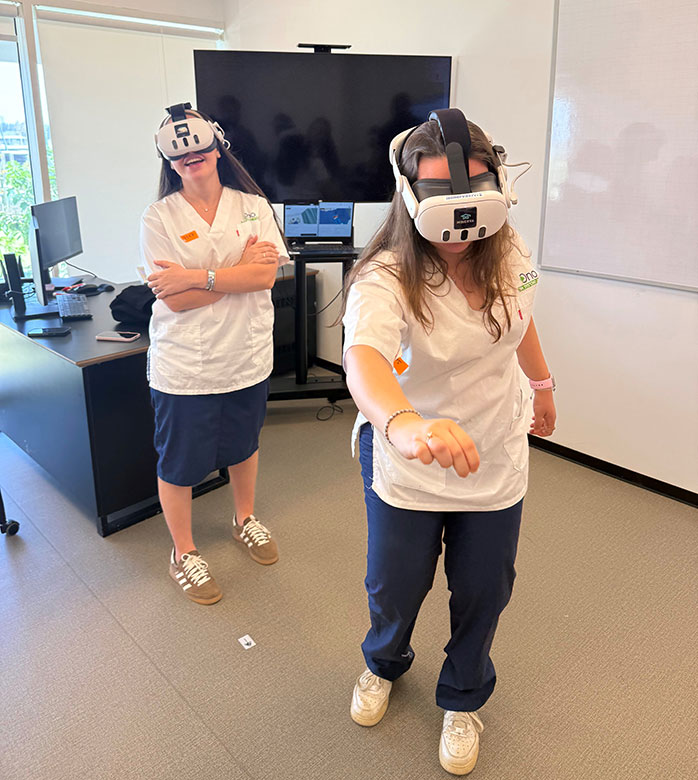 Training with VR