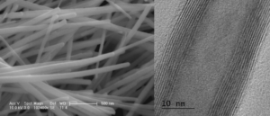 ננו-צינוריות של MoS2