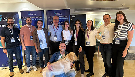 סטודנטיות וסטודנטים לתואר שני במסלול הנדסת מערכות הציגו בכנס INCOSE-IL