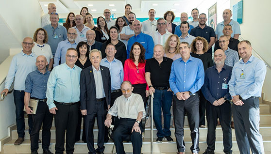 הנהלת המרכז הרפואי שיבא בביקור מקצועי ב-HIT  מכון טכנולוגי חולון